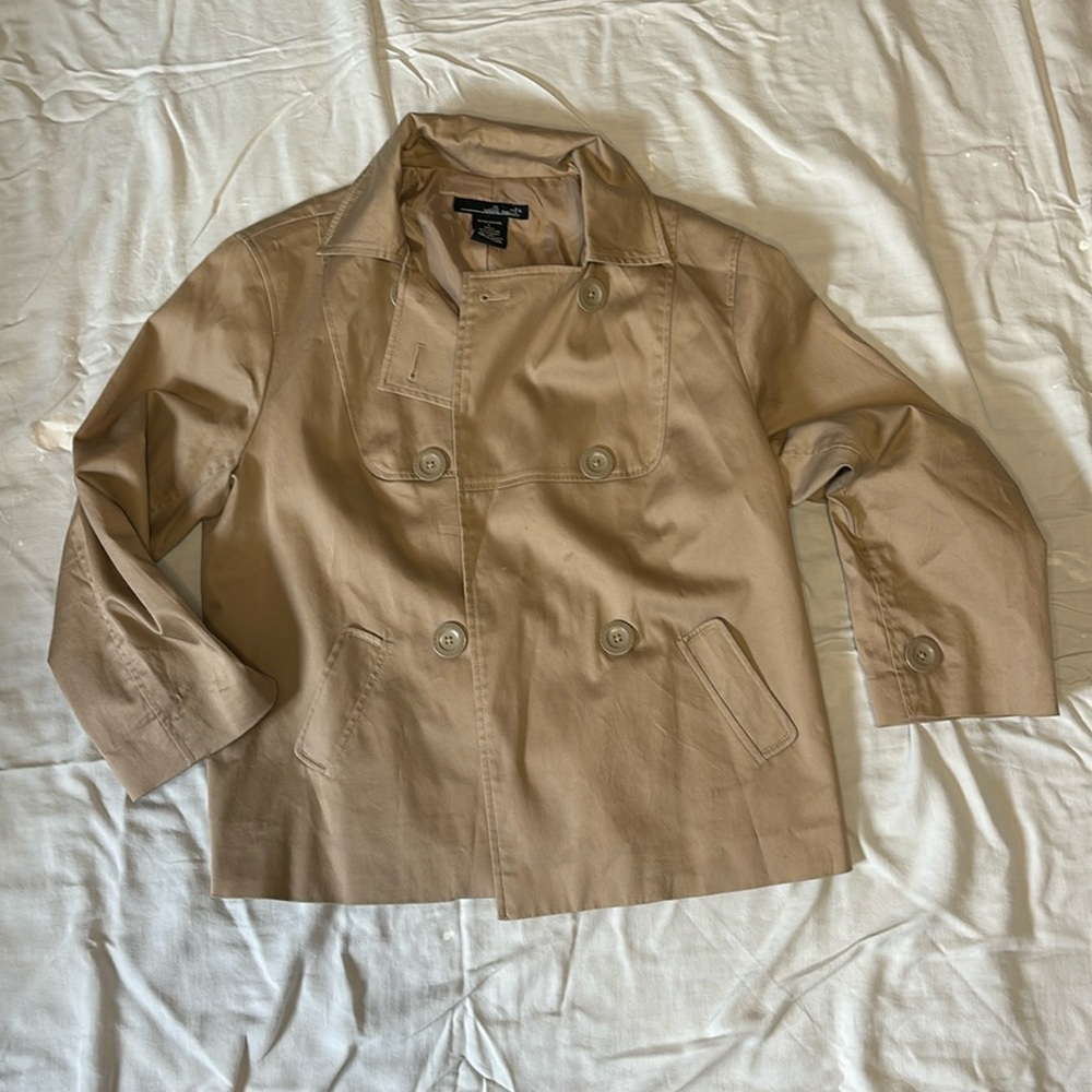 Willi Smith Large Button Tan Jacket